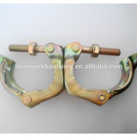 Construction metal scaffolding size fixed/swivel clamp supplier